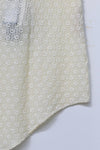 Un Morceau elastic lace oblique blooming half skirt UM231XZ11 light yellow PUM40